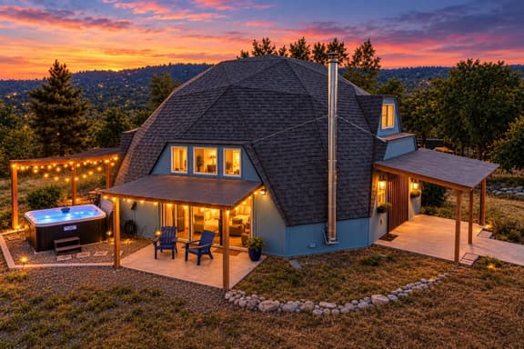 Hikari Haven Dome | Hot Tub,BBQ,Planetarium,Loft,Solar - Image 1